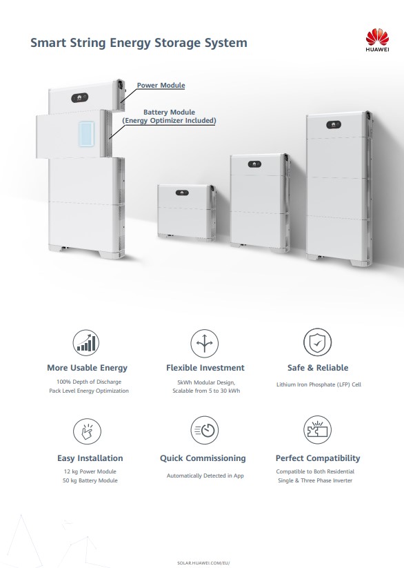 Technicky list baterie Huawei LUNA2000-5/10/15-S0