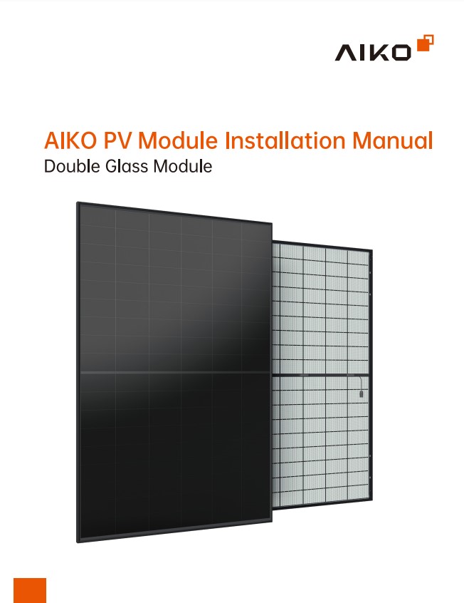 Inštalačný manuál Aiko Solar - Double Glass Module